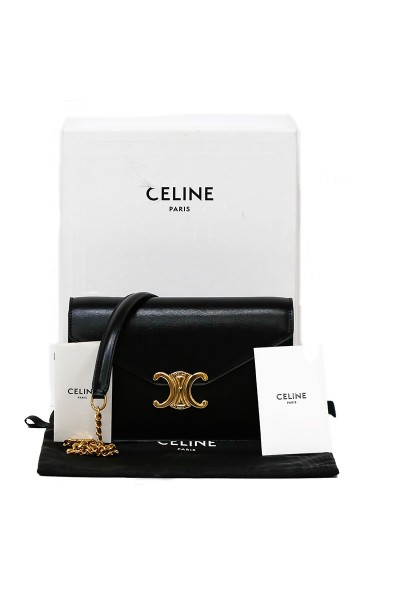 Celine Triomphe Wallet on chain