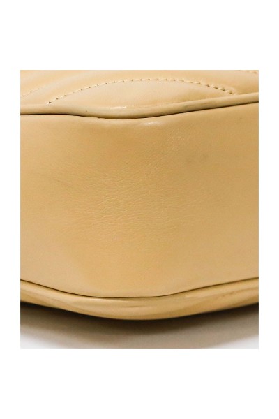 Yves Saint Laurent Camera Bag in Beige Calfskin